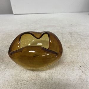 Vintage Vietnam ashtray made from beer bottles cut glass rare